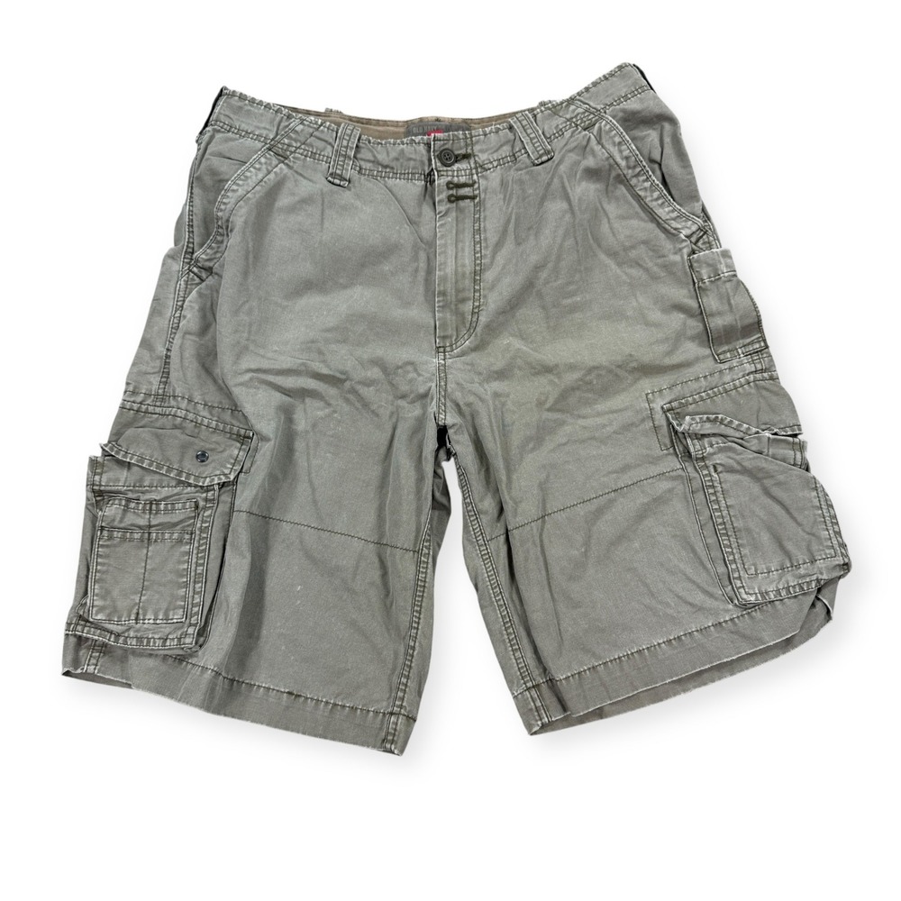 Vintage Old Navy Shorts Men's‎ Size 34 Beige Cargo Relaxed Baggy Hiking Outdoor